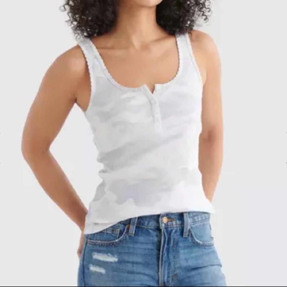 Lucky Brand Essential Henley Tank